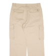 TOM TAILOR Cargo Mens Trousers Beige Loose Straight W35 L31 Fashion