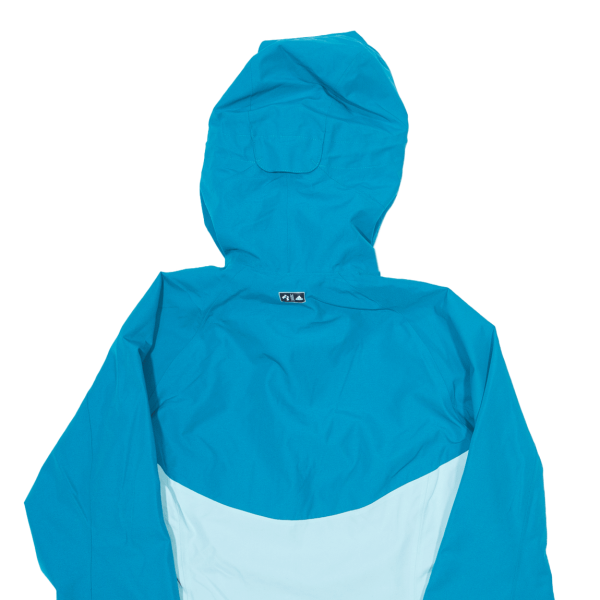 ADIDAS Climaproof Womens Rain Jacket Blue Hooded UK 12 Online