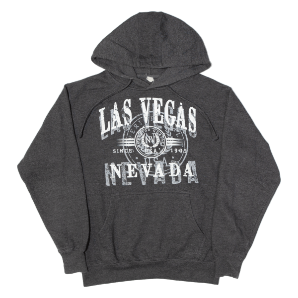 Las Vegas Mens Grey Hoodie M Supply