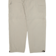 TREVOLUTION Cargo Zip-off Mens Trousers Beige Loose Straight W34 L29 Online