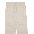 ALCW Mens Trousers Cream Regular Straight W36 L30 For Cheap