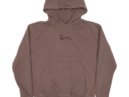 KARL KANI Mens Brown Hoodie S on Sale