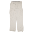 SHILTON Cargo Mens Trousers Beige Relaxed Straight W32 L34 Online Sale