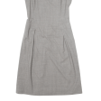 HUGO BOSS Debra Womens Fit & Flare Dress Grey Wool Sleeveless Knee Length UK 4 Online Hot Sale