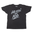 ADIDAS Hustle On 100 Mens T-Shirt Black Cashmere L Fashion