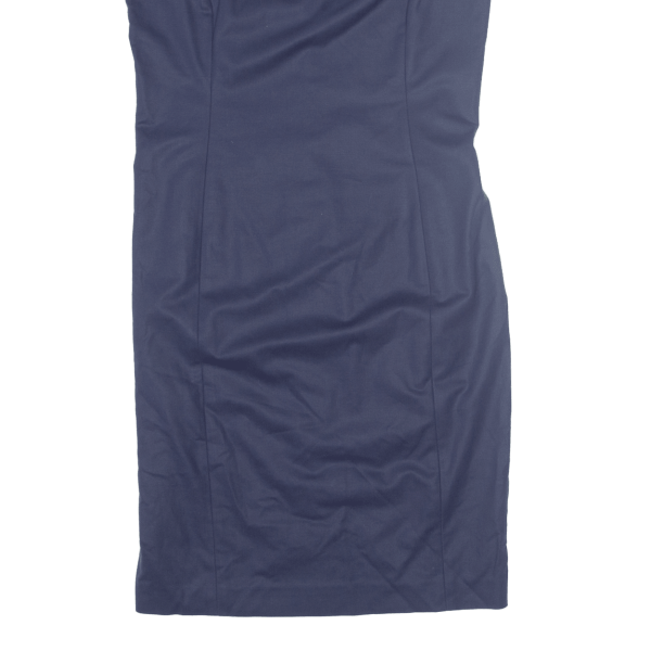 RALPH LAUREN Womens Pencil Dress Blue Sleeveless Midi M Online Sale