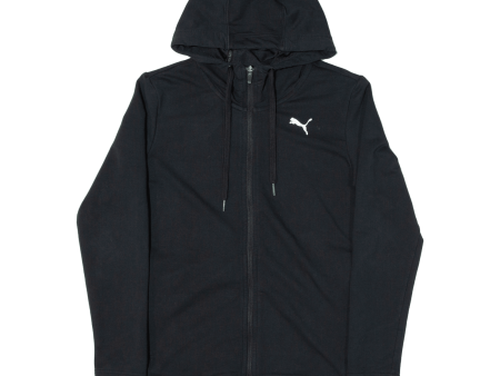 PUMA Womens Black Hoodie Full Zip S Online Sale