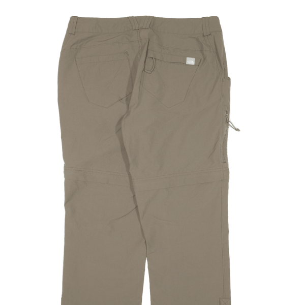 THE NORTH FACE Zip-off Womens Trousers Brown Regular Straight Nylon W31 L31 Online