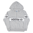 ADIDAS Womens Grey Hoodie UK 8 Online now