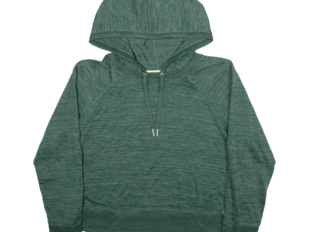 CALVIN KLEIN Performance Stretch Womens Green Hoodie L on Sale