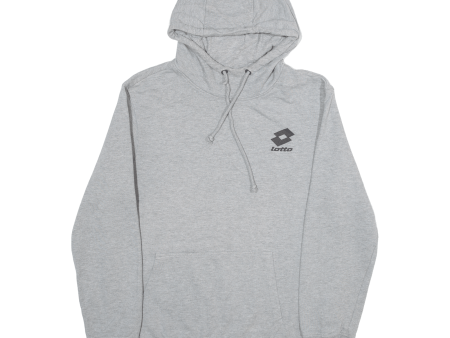 LOTTO Mens Grey Hoodie M For Discount