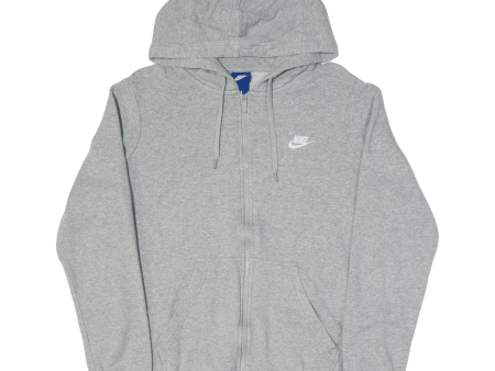 NIKE Womens Grey Hoodie Full Zip XL Hot on Sale