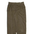 ZERRES Womens Trousers Green Relaxed Tapered W30 L32 Online Sale