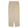 STATZ Mens Trousers Beige Relaxed Tapered W32 L31 Sale