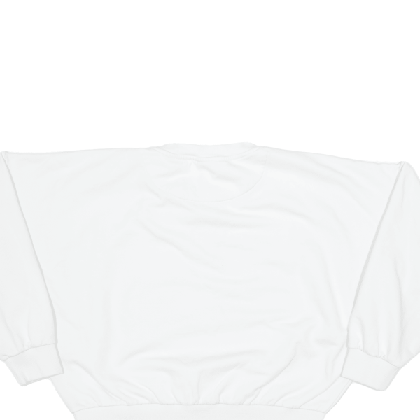 KARL KANI Oversized Cropped Womens Sweatshirt White L Sale