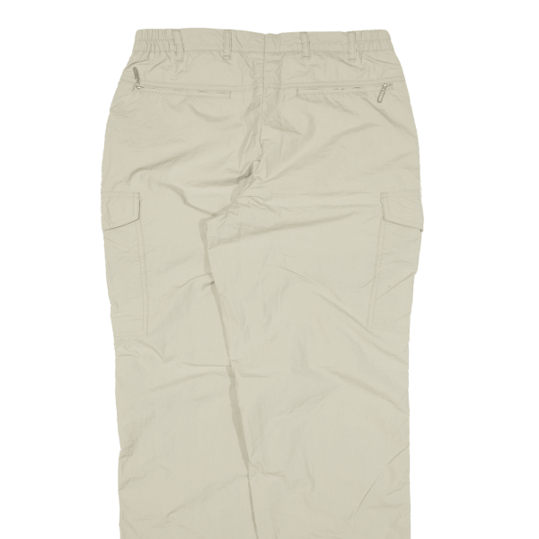 SUNWAY Cargo Mens Trousers Beige Relaxed Tapered W30 L31 Online now