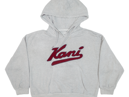 KARL KANI Womens Grey Hoodie M Cheap