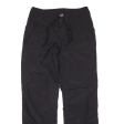 THE NORTH FACE Womens Trousers Black Loose Straight Nylon W29 L30 Fashion