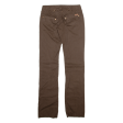 PHARD Womens Trousers Brown Slim Straight W28 L33 Sale