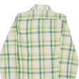 BASSETTI Mens Shirt Green Check Long Sleeve M For Sale