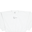 KARL KANI Oversized Cropped Womens Sweatshirt White L Sale