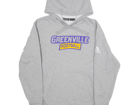 ADIDAS Greenville Football Mens Grey Hoodie USA M Sale