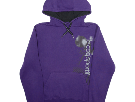 LE COQ SPORTIF Womens Purple Hoodie M Online Sale