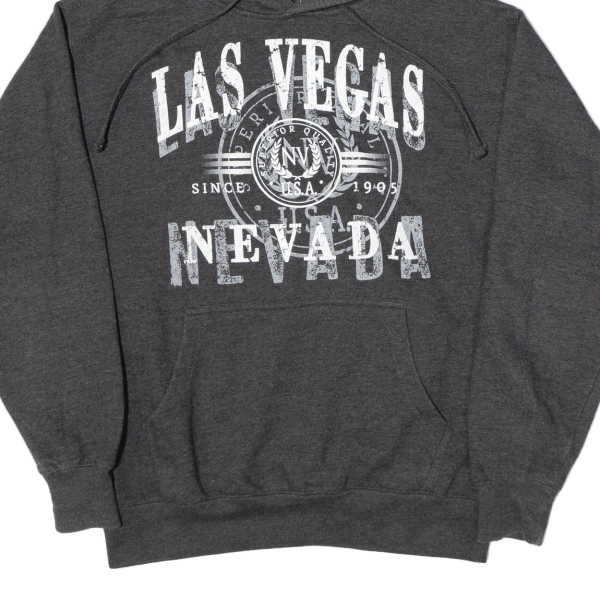 Las Vegas Mens Grey Hoodie M Supply