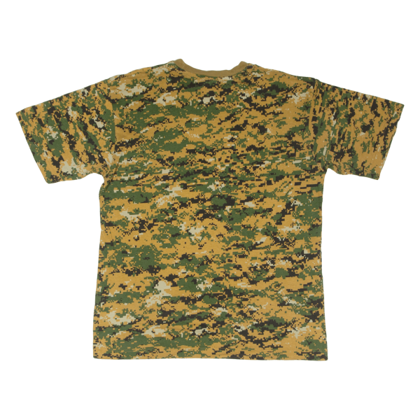 & OTHER STORIES Digi Camo Print Mens T-Shirt Green L on Sale