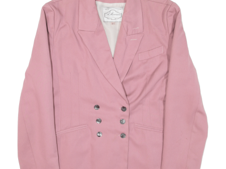 A. MARCIANO Double Breasted Womens Blazer Jacket Pink M Online Sale