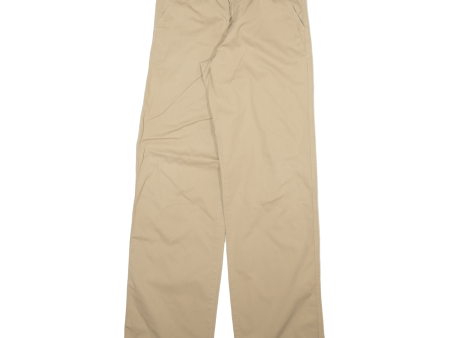 BOSS Mens Trousers Beige Regular Straight W31 L35 Online Hot Sale