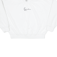 KARL KANI Oversized Cropped Womens Sweatshirt White L Sale