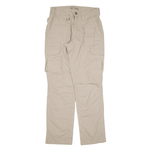 5.11 TACTICAL Cargo Mens Trousers Beige Regular Straight W28 L32 Supply