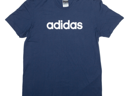 ADIDAS Mens T-Shirt Blue M Supply