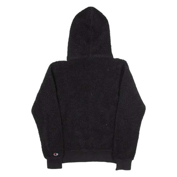 CHAMPION 1 4 Zip Fleece Womens Black Hoodie L on Sale