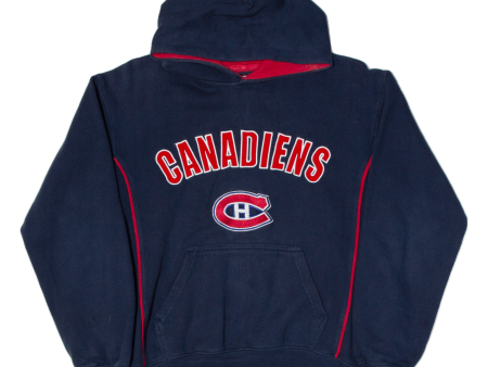 BULLETIN Montreal Canadiens Boys Blue Hoodie M Cheap