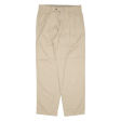 STATZ Mens Trousers Beige Relaxed Tapered W32 L31 Sale