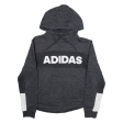 ADIDAS Boys Grey Hoodie M on Sale