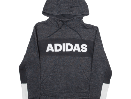 ADIDAS Boys Grey Hoodie M on Sale