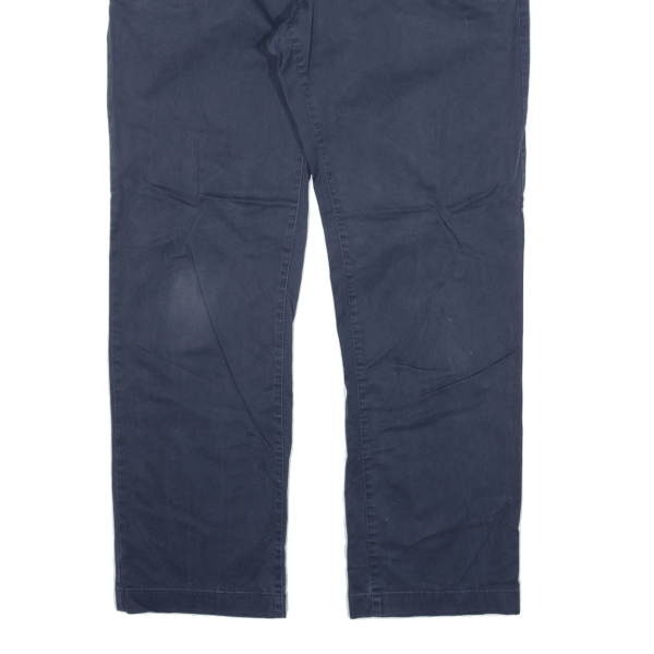 TIMBERLAND Mens Trousers Blue Regular Straight W33 L28 For Discount