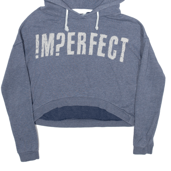 IM?ERFECT Womens Blue Hoodie XS Online