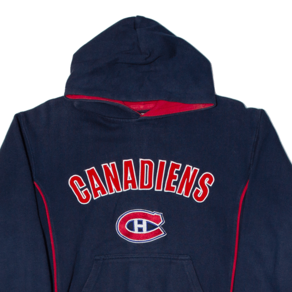 BULLETIN Montreal Canadiens Boys Blue Hoodie M Cheap