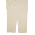 TOM RAMSEY Cargo Mens Trousers Beige Relaxed Straight W40 L33 For Discount