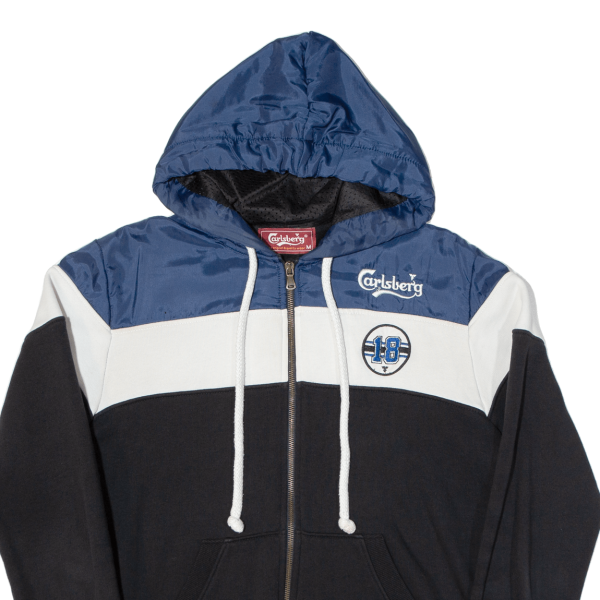 CARLSBERG Mens Blue Hoodie Full Zip M Cheap