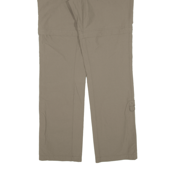 THE NORTH FACE Zip-off Womens Trousers Brown Regular Straight Nylon W31 L31 Online