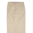 STATZ Mens Trousers Beige Relaxed Tapered W32 L31 Sale