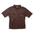 BIG STAR The Ultimate Experience Womens Plain Shirt Brown L Supply