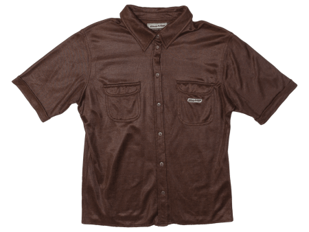 BIG STAR The Ultimate Experience Womens Plain Shirt Brown L Supply