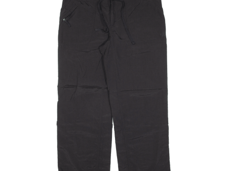 THE NORTH FACE Womens Trousers Black Loose Straight Nylon W34 L28 Online