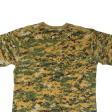 & OTHER STORIES Digi Camo Print Mens T-Shirt Green L on Sale